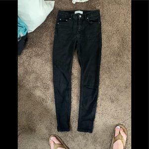 Zara black skinny jeans